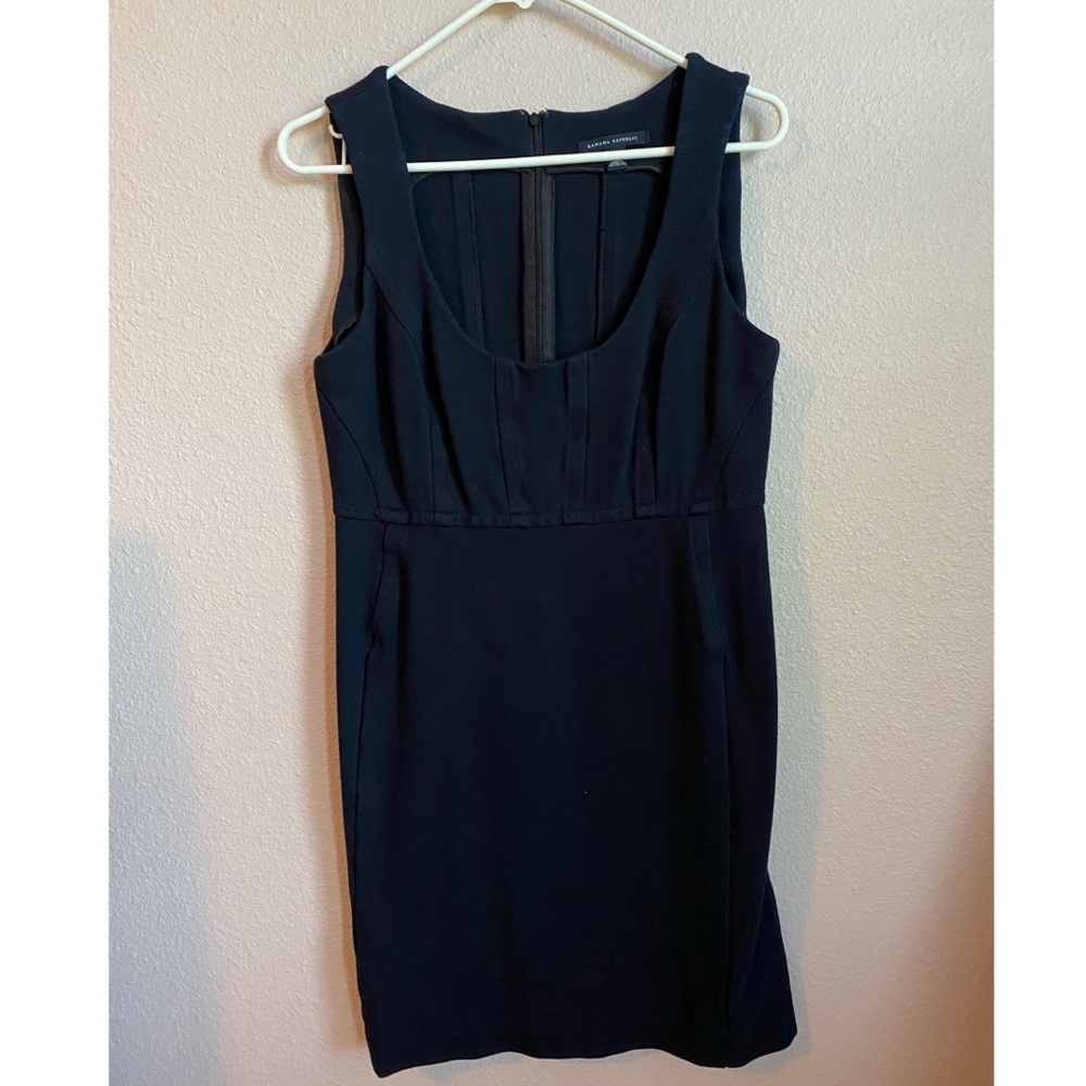 Banana Republic Casual Black Sheath Dress